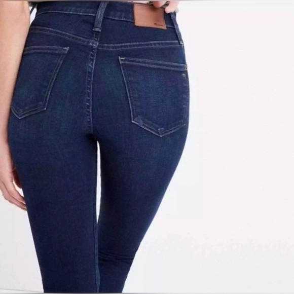 Madewell 10” High Rise Skinny Jeans Size 29 - Picture 4 of 10